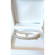 Ασημένιο βραχιόλι χειροπέδα με σταυρούς (SB25)